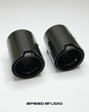 Load image into Gallery viewer, BMW Carbon Fibre M Performance Exhaust Tips
