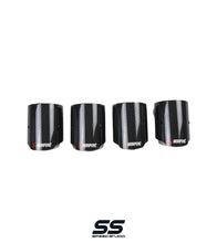 Load image into Gallery viewer, Akrapovic Gen II Style Carbon Fibre Exhaust Tips