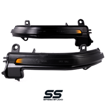 Load image into Gallery viewer, LED Smoked Sequential Mirror Turn Signals – BMW F2X / F3X

