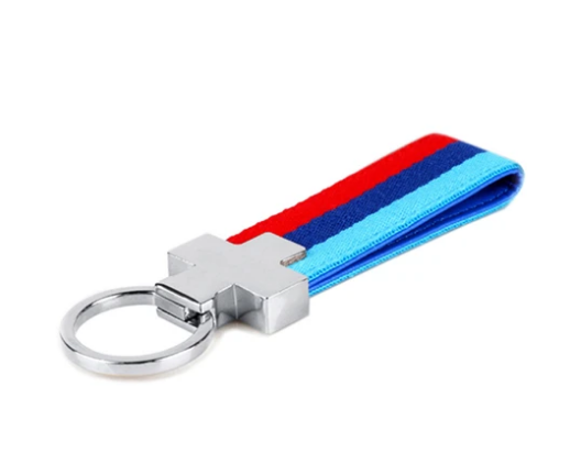 M Performance Striped Keychain