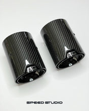 Load image into Gallery viewer, BMW Carbon Fibre M Performance Exhaust Tips
