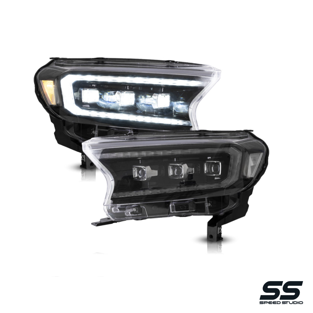Ford Ranger Dual Beam Matrix Projector LED Head Light Upgrade